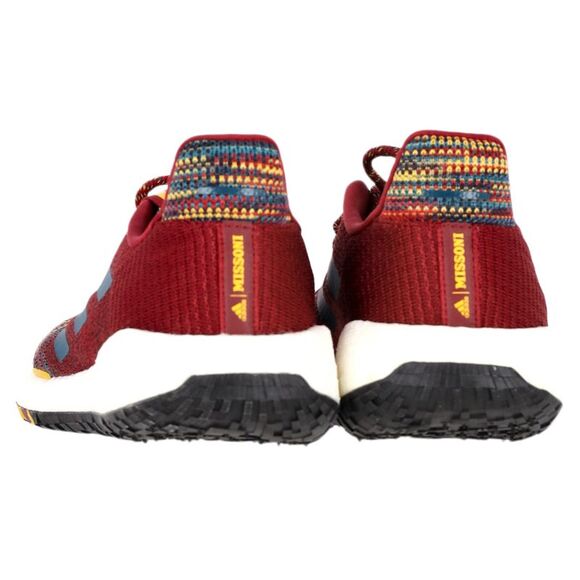 Adidas x Missoni Pulseboost HD Sneakers in Burgundy Knit Fabric - Picture 4 of 8